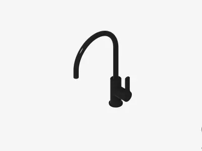 Sink Mixer - Luxury - Sublime Low-poly 3D model