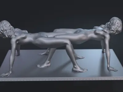 mannequin table from clockwork orange  3D print model