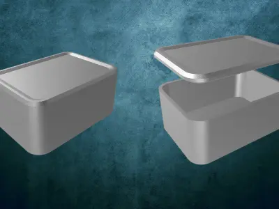 Tire-Box gold wheel 3D print model