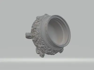 Chinese Ding Furnace Incense 3D print model