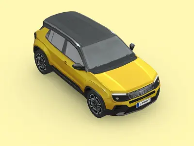 Jeep Avenger Low-poly 3D model