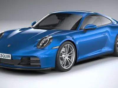 Porsche 911 Carrera 2025 3D model