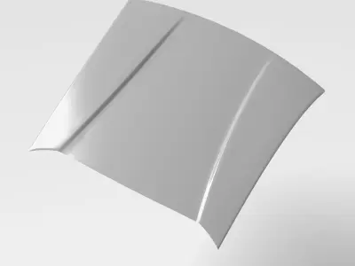 86 ZN6 Roof Exterior Surface - 3D Laser-Scanned 3D model