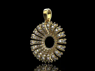 Palm pendant model 940 3D print model