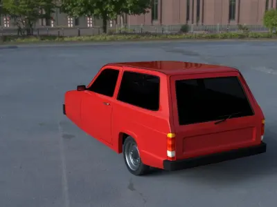 Robin Reliant HDRI 3D model