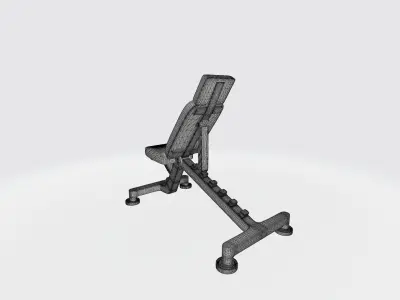 Weight bench 3D print model