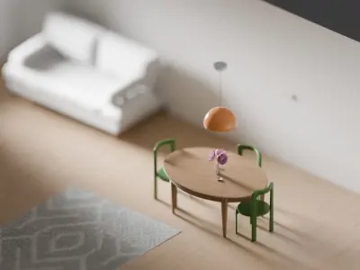 Kitchen Scene 3D model