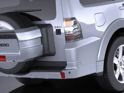 Mitsubishi Pajero 2006-2014 VRAY 3D model