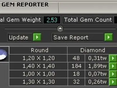 Custom Diamond Name Pendant ROSE 3D print model