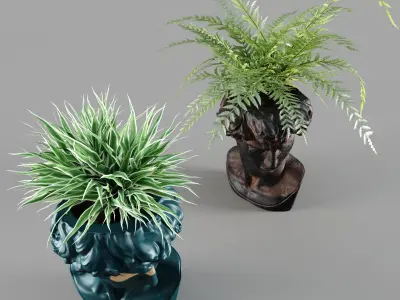 head david vase 3D model