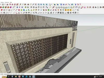 motive wall 3d model 3D model