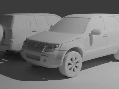 Suzuki Grand Vitara 2010 Low-poly 3D model