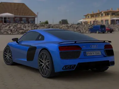 Audi R8 V10 Plus 3D model