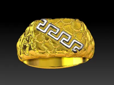 Jewelry Ring R001 5 MEASURES 3D print model