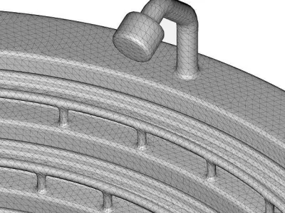 Toddler Outdoor Stadium Toy 3D model