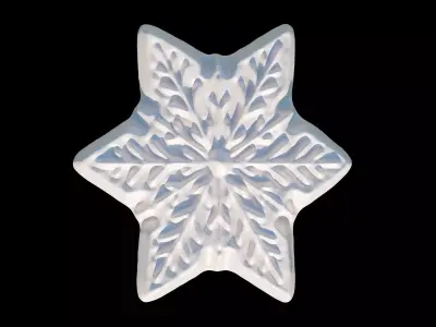 Snowflakes 3D print model