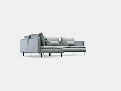 SODERHAMN Corner sofa 4-seat 2 3D model