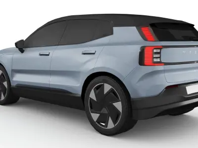 Volvo EX30 2024 Low-poly 3D model