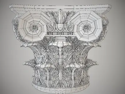 Corinthian Capital 3D model