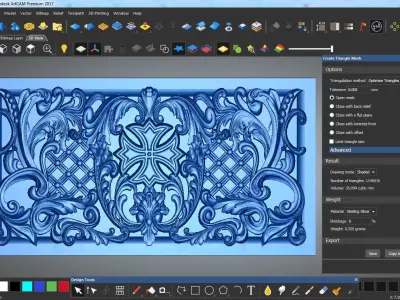 CROSS CHURCH PANEL 3D model