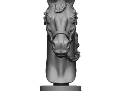 horse head 3D print model