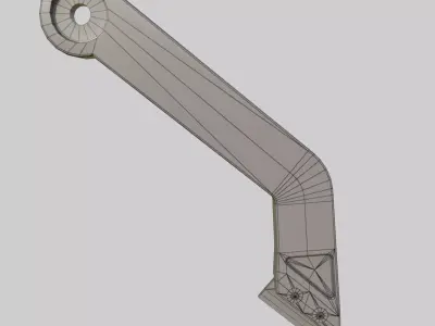 Joint Scraper - Grout Scraper Low-poly 3D model
