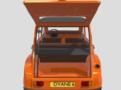 citroen baby car 3D model