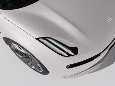 Zeekr 001 Low-poly 3D model