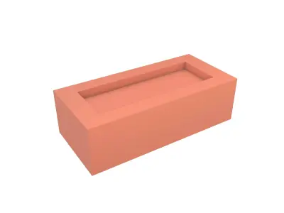 Lowpoly Bricks v1 001 Low-poly 3D model