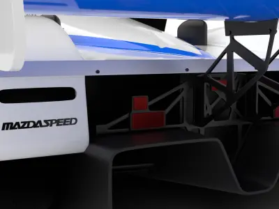 Mazda 787B 15 Racing 1991 HQ 3d model 3D model