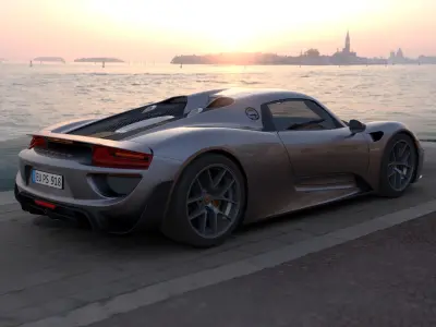 Porsche 918 Spyder 3D model