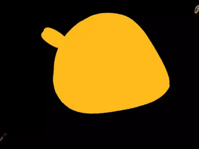 Snake head pendant charms - one inch pendant 3D print model