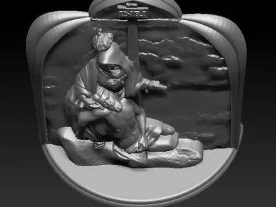 Jesus and Maria 3D model