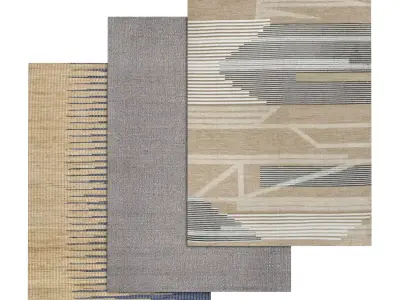 Rug Set 1716 3D model