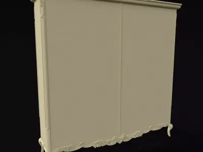 wardrobe for bedroom 3D model