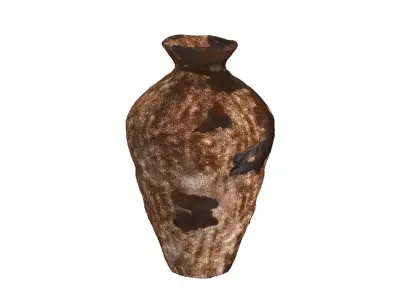 Rustic Vase Pottery 2 3D model
