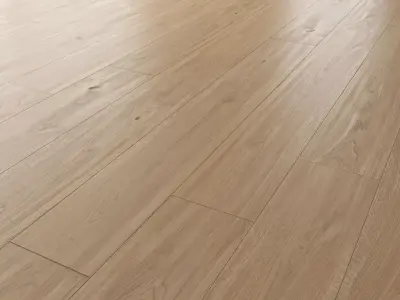 Wood floor Oak Molasses Sanded 3D model