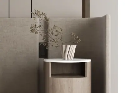 Headboard Wall Panel Composition 18 3D model
