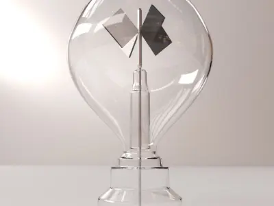 Crookes Radiometer 3D model