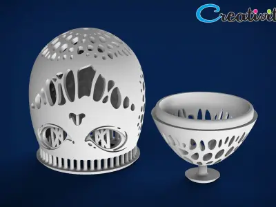 SCARY EGG Free 3D print model