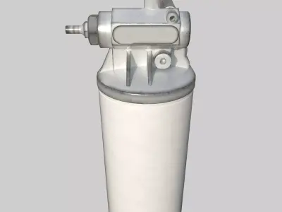Oil Filter Low-poly 3D model