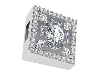 Rhombus Diamond Pendant 2990 3D print model