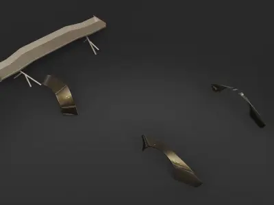 spoiler tuning auto garage 3D model