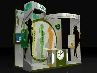 Booth Exhibition Stand a267c  3D model