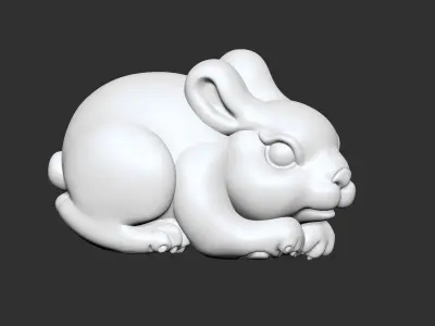 rabbit bunny 3D print model