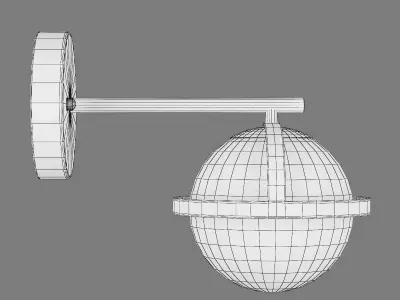 815617 Croco Lightstar Sconce 3D model