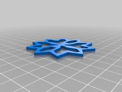Christmas decorations - Stars Free 3D print model