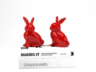 3D Bunny Rabbit Books 3D model