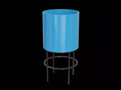 Plant Vase 02 Low-poly 3D model