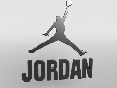 Jordan Logo version3 001 Free 3D model
